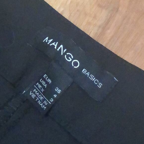 Mango Basics Black Dress Pants Size 4 - Picture 10 of 10
